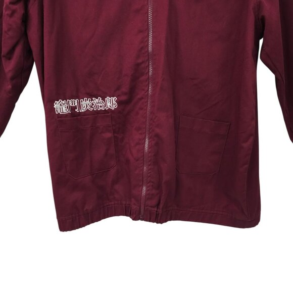 Primitive x Demon Slayer Tanjiro Kamado Utility Jacket L Full Zip Snap Pockets - Picture 14 of 16